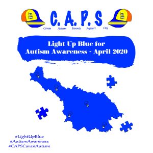 CAPS Light Up Blue for Autism Awareness Month